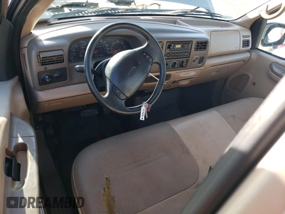 1999 Ford Super Duty F-250 XL with VIN 1FTNF20L3XED27810, listed as a Copart auction lot 80164574 with 162,996 mi miles and Clean Title. Bid and sale history available at carsss.com. Image 8.