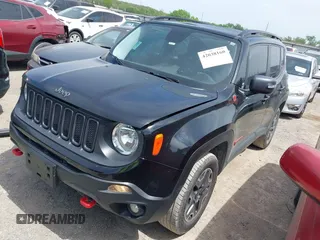 2016 Jeep Renegade Trailhawk with VIN ZACCJBCT3GPD11390, listed as a IAAI auction lot 42038160 with 91,302 mi miles and . Bid and sale history available at carsss.com. Image 18.