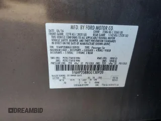 2016 Ford Taurus SE с VIN 1FAHP2D88GG130920, выставлен на аукционе Copart как лот 88100145 с пробегом 170 135 миль миль и Списание • Salvage title. История ставок и продаж доступна на DreamBid. Изображение 15.