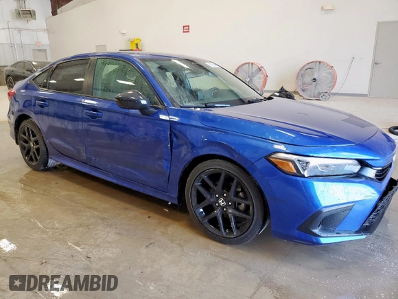 2022 Honda Civic Sport z VIN 2HGFE2F51NH598386, wystawiony jako Copart lot #57687225 z przebiegiem 19 204 mil mil oraz Czysty tytuł • Clean title. Historia ofert i sprzedaży dostępna na DreamBid. Obrazek 4.