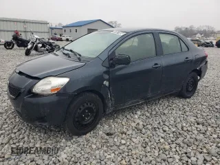 2012 Toyota Yaris with VIN JTDBT4K32CL035043, listed as a Copart auction lot 45649465 with 161,440 mi miles and Salvage Title. Bid and sale history available at carsss.com. Image 1.