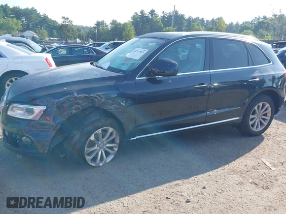 2015 Audi Q5 Premium Plus with VIN WA1LFAFP9FA144987, listed as a IAAI auction lot 42717013 with 105,809 mi miles and . Bid and sale history available at DreamBid. Image 21.