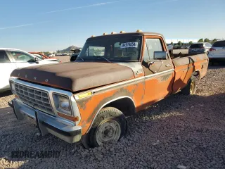 1978 Ford F-150 z VIN F14HLCA1653, wystawiony jako Copart lot #84916854 z przebiegiem 252 583 mil mil oraz Czysty tytuł • Clean title. Historia ofert i sprzedaży dostępna na DreamBid. Obrazek 1.