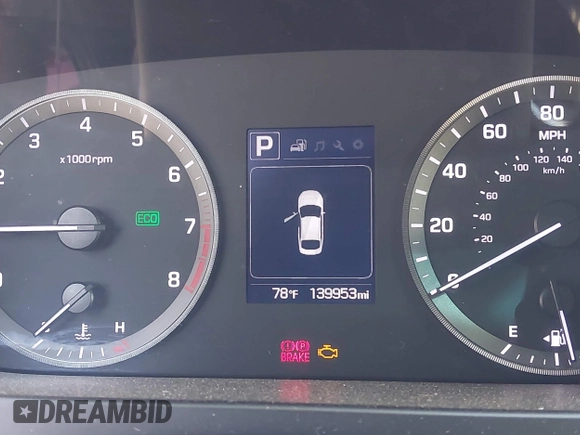2016 Hyundai Sonata SE with VIN 5NPE24AF1GH275089, listed as a IAAI auction lot 42121207 with 139,953 mi miles and . Bid and sale history available at carsss.com. Image 7.