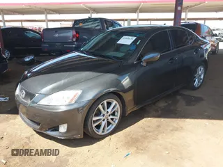 2007 Lexus IS with VIN JTHBK262X75028679, listed as a IAAI auction lot 41993539 with 302,325 mi miles. Bid and sale history available at carsss.com. Image 16.