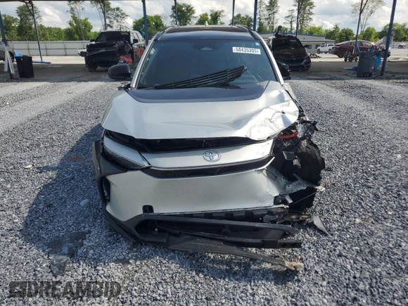 2024 Toyota bZ4X XLE with VIN JTMABACA4RA056975, listed as a Copart auction lot 58435305 with 24,205 mi miles and Salvage title. Bid and sale history available at DreamBid. Image 5.