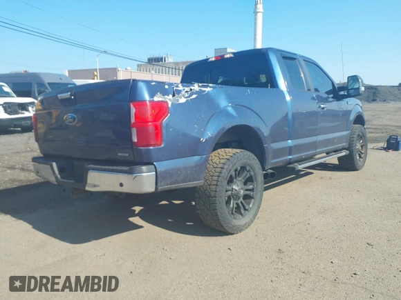 2018 Ford F-150 XL with VIN 1FTFX1EG0JFB07498, listed as a IAAI auction lot 42550647 with 126,637 mi miles and . Bid and sale history available at DreamBid. Image 4.