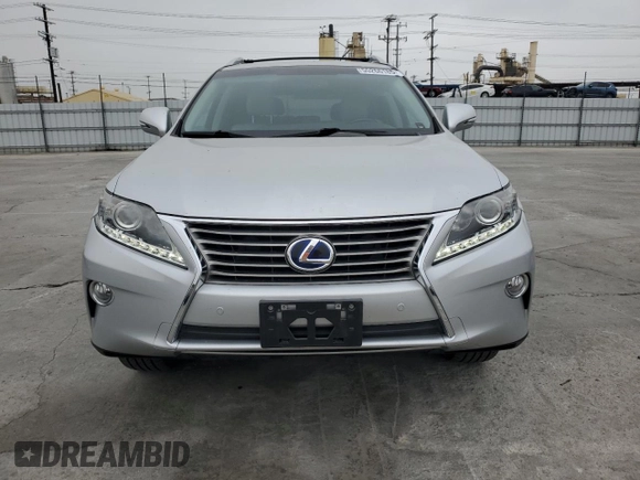 2015 Lexus RX 450h with VIN 2T2ZB1BA6FC001449, listed as a Copart auction lot 55266185 with 84,744 mi miles and Salvage title. Bid and sale history available at DreamBid. Image 5.