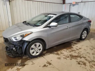 2016 Hyundai Elantra SE with VIN 5NPDH4AE9GH705615, listed as a Copart auction lot 58371265 with 84,468 mi miles and Salvage title. Bid and sale history available at DreamBid. Image 1.