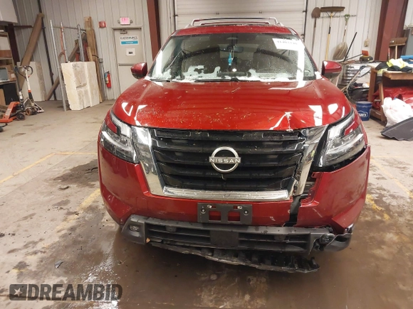 2023 Nissan Pathfinder SL with VIN 5N1DR3CD7PC230257, listed as a IAAI auction lot 41403340 with 22,698 mi miles and . Bid and sale history available at DreamBid. Image 6.