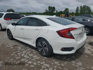 2017 Honda Civic Sedan EX-L with VIN 19XFC1F79HE020553, listed as a Copart auction lot 52491734 with 126,074 mi miles and Salvage Title. Bid and sale history available at carsss.com. Image 2.