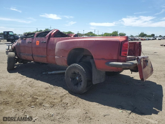 2007 Dodge Ram 3500 SLT with VIN 3D7MX48A17G791667, listed as a Copart auction lot 59954314 with 0 mi miles and Salvage Title. Bid and sale history available at carsss.com. Image 2.