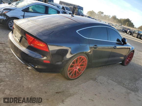 2012 Audi A7 Prestige with VIN WAUSGAFC8CN015376, listed as a Copart auction lot 41500135 with 109,981 mi miles and Salvage title. Bid and sale history available at DreamBid. Image 3.