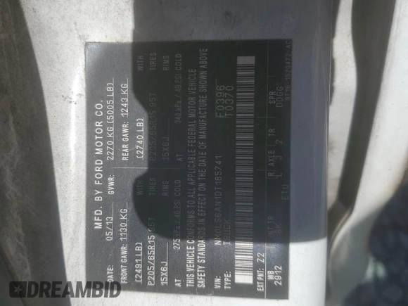 2013 Ford Transit Connect XL с VIN NM0LS6AN1DT165741, выставлен на аукционе Copart как лот 50151375 с пробегом 349 534 миль миль и Чистый • Clean title. История ставок и продаж доступна на DreamBid. Изображение 13.