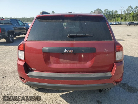 2016 Jeep Compass Sport with VIN 1C4NJCBA8GD763381, listed as a Copart auction lot 52427695 with 154,867 mi miles and Clean Title. Bid and sale history available at DreamBid. Image 6.
