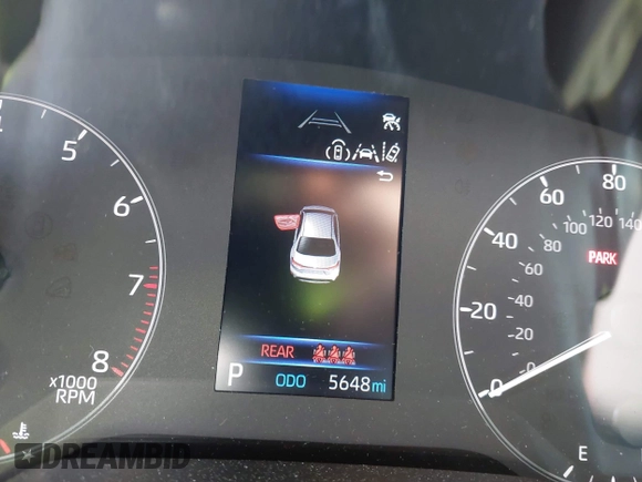 2023 Toyota Corolla SE with VIN 5YFS4MCE8PP167962, listed as a IAAI auction lot 42010518 with 5,648 mi miles and . Bid and sale history available at DreamBid. Image 15.