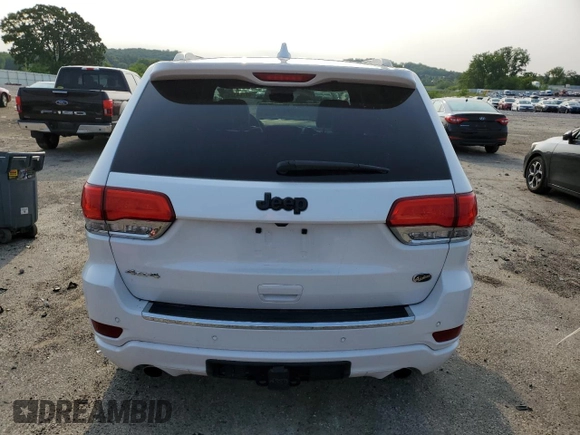 2017 Jeep Grand Cherokee Overland with VIN 1C4RJFCG6HC750819, listed as a Copart auction lot 59764325 with 108,295 mi miles and Clean title. Bid and sale history available at DreamBid. Image 6.
