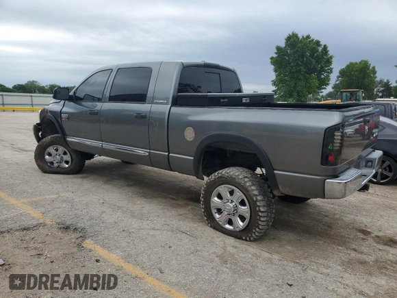 2007 Dodge Ram 3500 SXT with VIN 3D7MX39A47G781885, listed as a Copart auction lot 57510764 with 192,720 mi miles and Salvage Title. Bid and sale history available at carsss.com. Image 2.