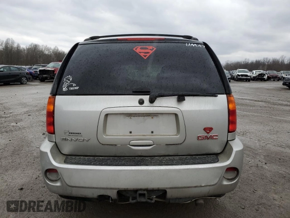 2008 GMC Envoy Denali with VIN 1GKET63M382207470, listed as a Copart auction lot 46332725 with 201,664 mi miles and Salvage Title. Bid and sale history available at carsss.com. Image 6.