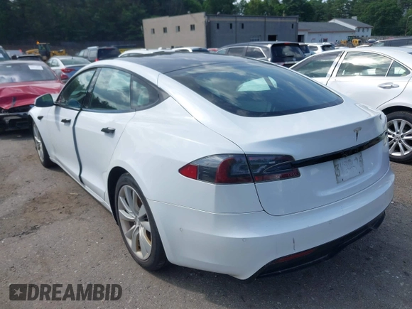 2021 Tesla Model S Long Range with VIN 5YJSA1E57MF428512, listed as a IAAI auction lot 42511020 with 29,611 mi miles and . Bid and sale history available at DreamBid. Image 14.