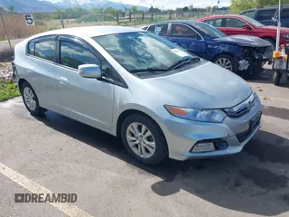 2013 Honda Insight EX with VIN JHMZE2H73DS006101, listed as a IAAI auction lot 42121342 with 104,847 mi miles and . Bid and sale history available at DreamBid. Image 1.