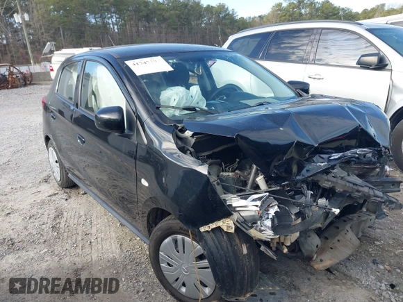 2019 Mitsubishi Mirage ES z VIN ML32A3HJ4KH012745, wystawiony jako IAAI lot #41747293 z przebiegiem 54 789 mil mil oraz . Historia ofert i sprzedaży dostępna na DreamBid. Obrazek 1.