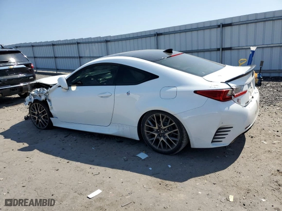 2016 Lexus RC 350 with VIN JTHSE5BC5G5007049, listed as a Copart auction lot 68546464 with 169,960 mi miles and Salvage Title. Bid and sale history available at carsss.com. Image 2.