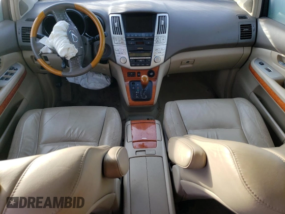 2009 Lexus RX 350 with VIN JTJGK31U199852195, listed as a Copart auction lot 86862714 with Not Provided miles and Salvage Title. Bid and sale history available at DreamBid. Image 8.