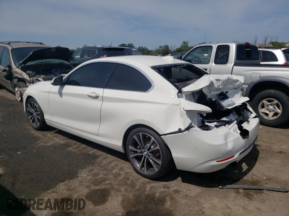 2019 BMW 2 Series 230i xDrive with VIN WBA2J3C50K7D27538, listed as a Copart auction lot 65215523 with 26,910 mi miles. Bid and sale history available at carsss.com. Image 2.