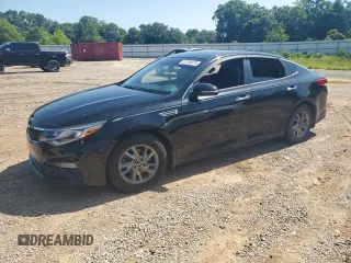 2019 Kia Optima LX z VIN 5XXGT4L32KG326614, wystawiony jako Copart lot #61240075 z przebiegiem 185 060 mil mil oraz Szkoda całkowita • Salvage title. Historia ofert i sprzedaży dostępna na DreamBid. Obrazek 1.