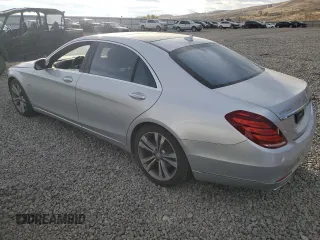 2017 Mercedes-Benz S 550e with VIN WDDUG6DB2HA299840, listed as a Copart auction lot 80257744 with 124,611 mi miles and Salvage Title. Bid and sale history available at DreamBid. Image 2.