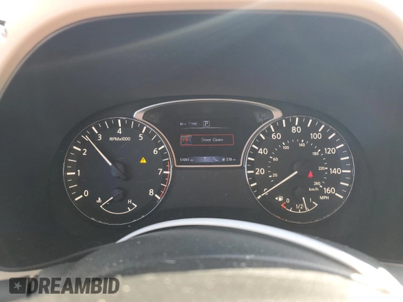 2019 Nissan Pathfinder S with VIN 5N1DR2MM7KC583616, listed as a Copart auction lot 44192815 with 51,097 mi miles and Salvage title. Bid and sale history available at DreamBid. Image 9.