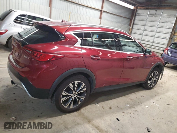 2017 Infiniti QX30 Premium z VIN SJKCH5CR7HA016566, wystawiony jako Copart lot #50260005 z przebiegiem Nie podano mil oraz Szkoda całkowita • Salvage title. Historia ofert i sprzedaży dostępna na DreamBid. Obrazek 3.