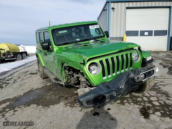 2019 Jeep Wrangler Unlimited Sahara with VIN 1C4HJXEG1KW549057, listed as a Copart auction lot 41467105 with 95,143 mi miles and Salvage Title. Bid and sale history available at carsss.com. Image 11.