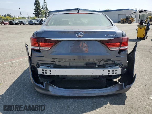 2016 Lexus LS 460 with VIN JTHBL5EF7G5140276, listed as a Copart auction lot 61060735 with 29,768 mi miles and Salvage title. Bid and sale history available at DreamBid. Image 6.