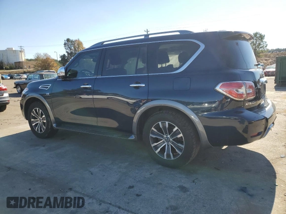 2020 Nissan Armada SL with VIN JN8AY2NCXLX517155, listed as a Copart auction lot 82225884 with 93,795 mi miles and Salvage Title. Bid and sale history available at carsss.com. Image 2.
