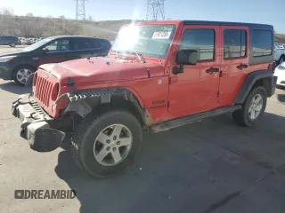 2015 Jeep Wrangler Unlimited Willys Wheeler with VIN 1C4BJWDG8FL574014, listed as a Copart auction lot 51921255 with 54,134 mi miles and Salvage Title. Bid and sale history available at DreamBid. Image 1.