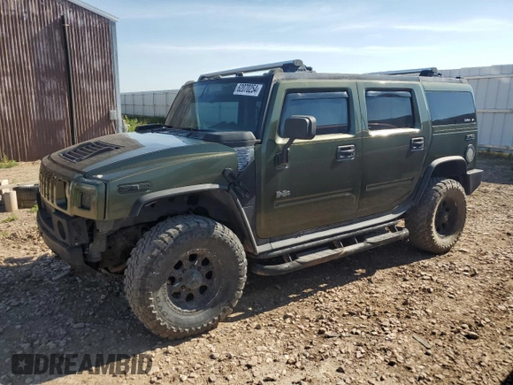 2003 Hummer H2 with VIN 5GRGN23U23H102026, listed as a Copart auction lot 62070254 with 191,588 mi miles and Clean Title. Bid and sale history available at carsss.com. Image 1.