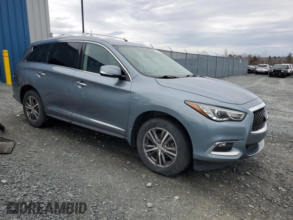 2017 Infiniti QX60 with VIN 5N1DL0MMXHC540418, listed as a Copart auction lot 52478275 with 215,535 mi miles and Salvage Title. Bid and sale history available at carsss.com. Image 4.