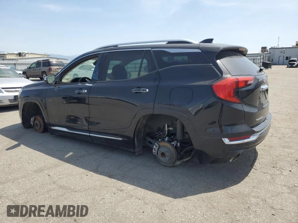 2018 GMC Terrain Denali with VIN 3GKALSEX4JL139683, listed as a Copart auction lot 45716375 with 37,285 mi miles and Clean Title. Bid and sale history available at DreamBid. Image 2.
