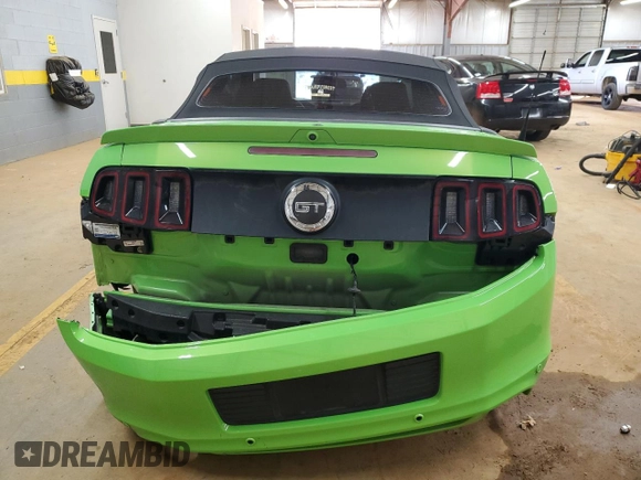 2014 Ford Mustang GT with VIN 1ZVBP8FFXE5243367, listed as a Copart auction lot 48126265 with 51,550 mi miles and Salvage title. Bid and sale history available at DreamBid. Image 6.