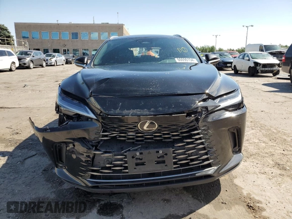 2023 Lexus RX with VIN 2T2BAMCA0PC019032, listed as a Copart auction lot 60090154 with 20,225 mi miles and Salvage Title. Bid and sale history available at carsss.com. Image 5.