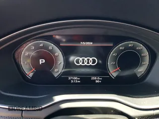 2023 Audi SQ5 Premium Plus with VIN WA1B4AFY9P2079953, listed as a Copart auction lot 61446414 with 37,100 mi miles and Salvage Title. Bid and sale history available at carsss.com. Image 9.