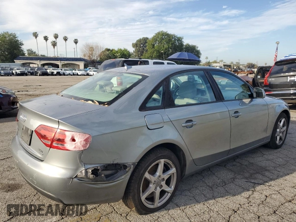 2009 Audi A4 2.0T Prem with VIN WAULF78KX9N030209, listed as a Copart auction lot 49208255 with 96,236 mi miles and Non Repairable. Bid and sale history available at carsss.com. Image 3.