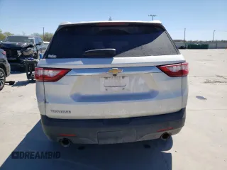 2020 Chevrolet Traverse LS with VIN 1GNERFKW4LJ297991, listed as a Copart auction lot 50043035 with 108,189 mi miles and Salvage Title. Bid and sale history available at carsss.com. Image 6.