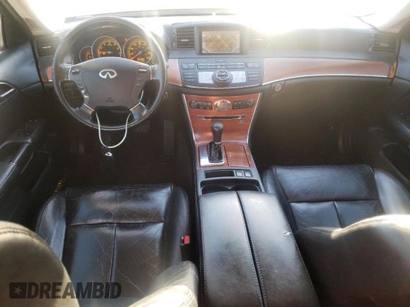 2007 Infiniti M Sport with VIN JNKAY01EX7M301397, listed as a Copart auction lot 76916204 with 261,604 mi miles and Clean Title. Bid and sale history available at DreamBid. Image 8.
