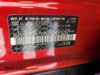 2022 Mitsubishi Eclipse Cross SE with VIN JA4ASWAA4NZ049837, listed as a Copart auction lot 58175705 with 35,459 mi miles and Salvage title. Bid and sale history available at DreamBid. Image 14.