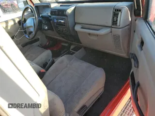2003 Jeep Wrangler Sport with VIN 1J4FA49S43P332645, listed as a Copart auction lot 77424814 with 165,909 mi miles and Non Repairable. Bid and sale history available at carsss.com. Image 8.