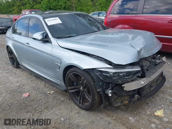 2018 BMW M3 z VIN WBS8M9C55J5J78602, wystawiony jako IAAI lot #42116904 z przebiegiem 75 846 mil mil oraz . Historia ofert i sprzedaży dostępna na DreamBid. Obrazek 1.