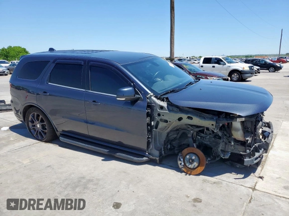 2015 Dodge Durango R/T with VIN 1C4SDJCT6FC132518, listed as a Copart auction lot 53946385 with 82,415 mi miles and Salvage Title. Bid and sale history available at carsss.com. Image 4.
